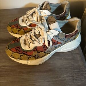 Gucci Women Rhyton GG Multicolor Sneakers
